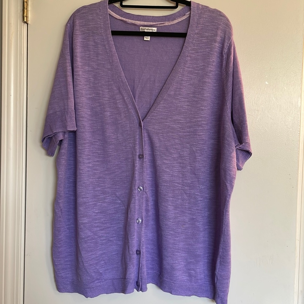 Croft & Barrow Lavender Cardigan